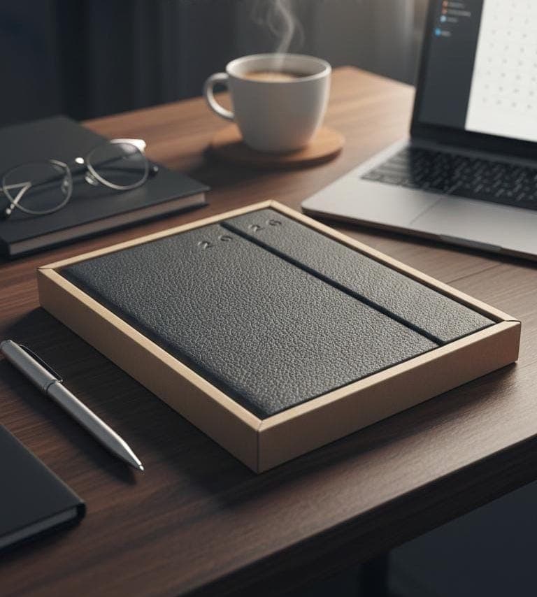 Premium PU Leather Crafted 2026 Diary