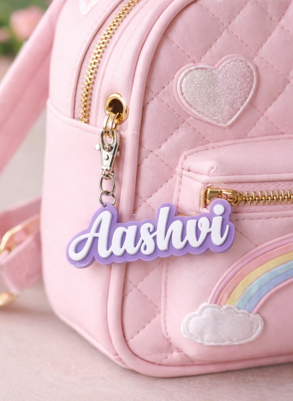 2-Layered Acrylic Name Keychain