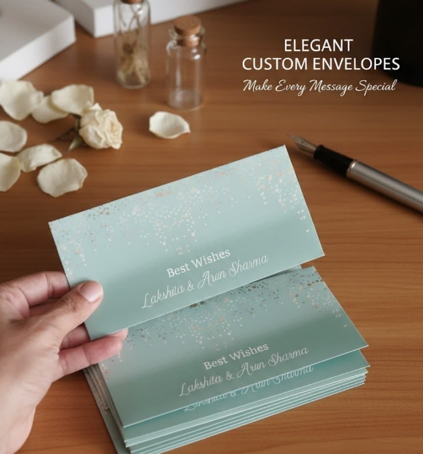 Premium Personalized Gift Envelopes (Set of 12)