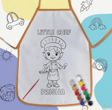 DIY Apron Painting Activity