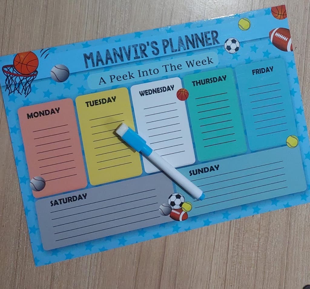 A4 Magnetic Weekly Planners